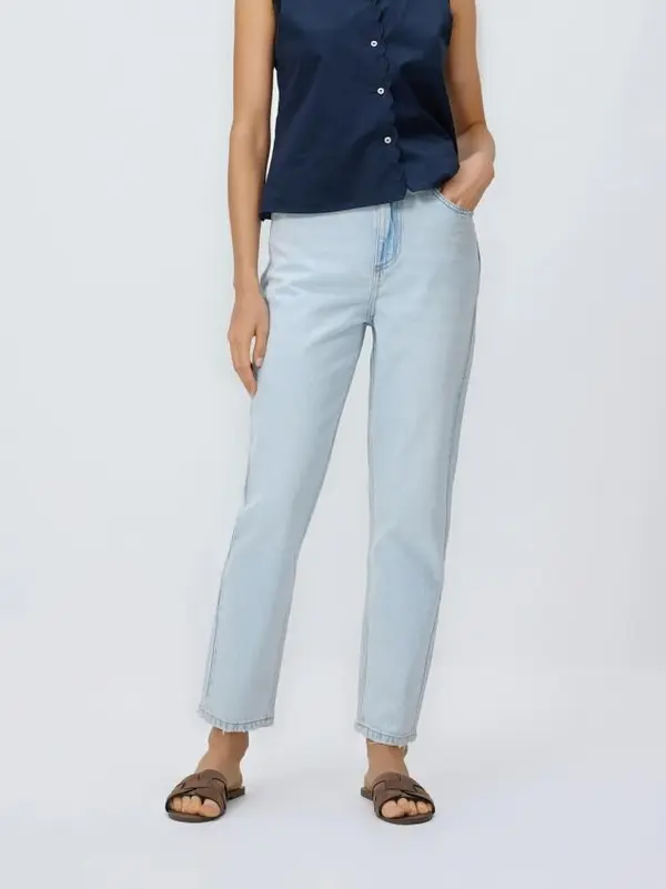 Reserved Reserved - LADIES` JEANS TROUSERS - plava