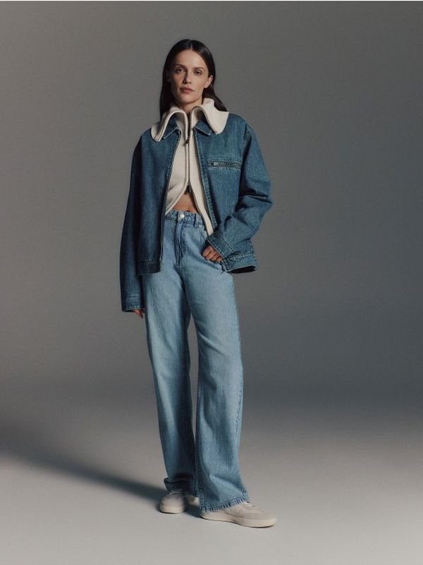 Reserved Reserved - LADIES` JEANS TROUSERS - plava