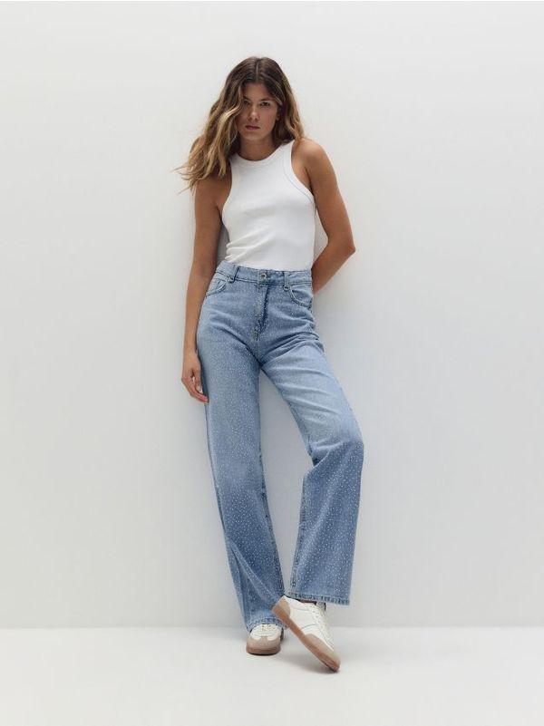 Reserved Reserved - LADIES` JEANS TROUSERS - plava