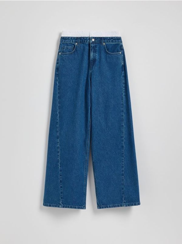 Reserved Reserved - LADIES` JEANS TROUSERS - plavo