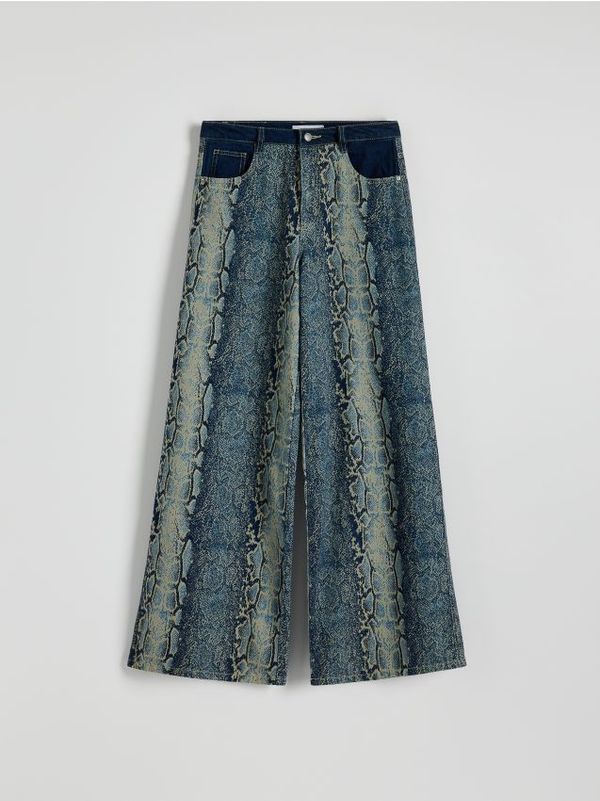 Reserved Reserved - LADIES` JEANS TROUSERS - šaren