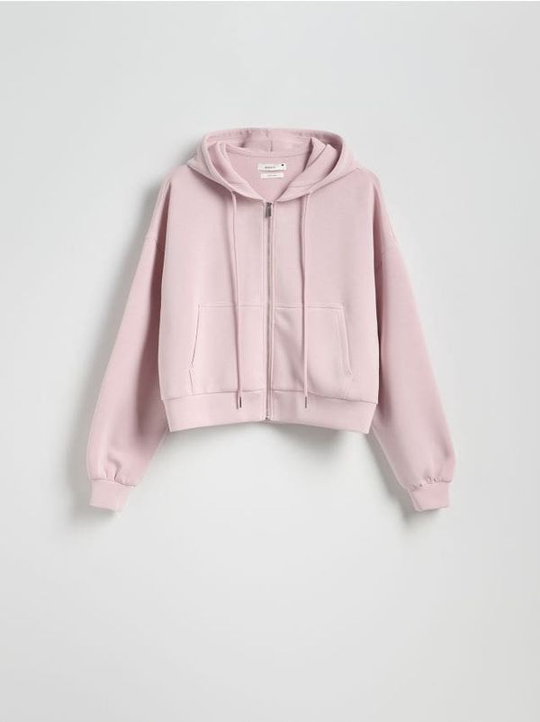 Reserved Reserved - LADIES` JOGGING TOP - pastelnoružičasto