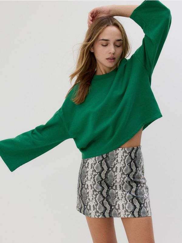 Reserved Reserved - LADIES` JOGGING TOP - zelena