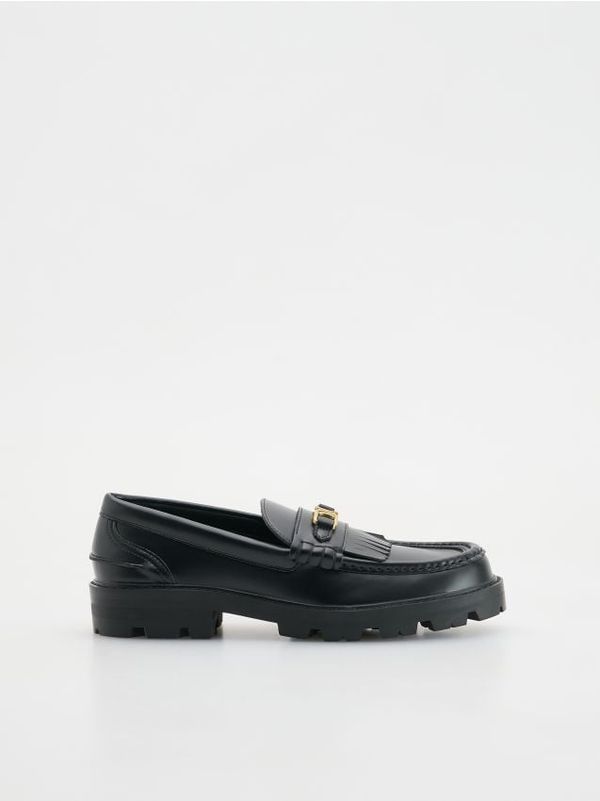 Reserved Reserved - LADIES` LOAFER SHOES - crno