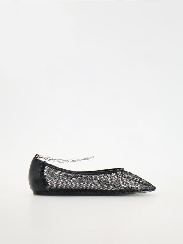 Reserved Reserved - LADIES` LOAFER SHOES - crno