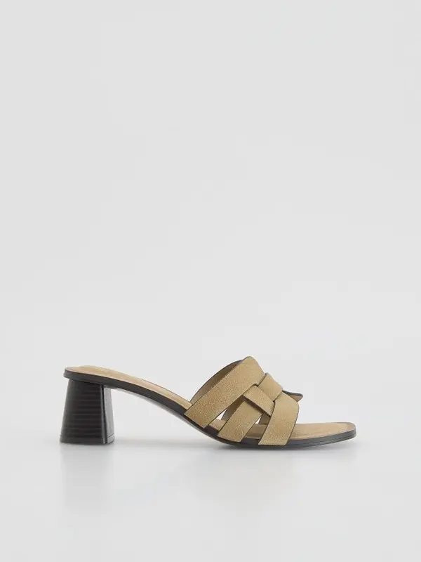 Reserved Reserved - LADIES` MULES - bež