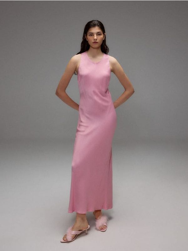 Reserved Reserved - LADIES` MULES - pastelnoružičasto