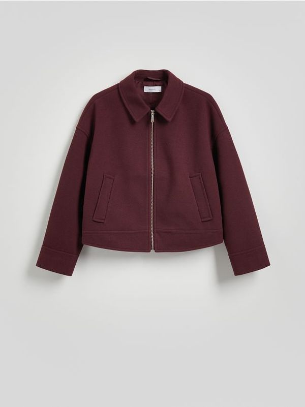 Reserved Reserved - LADIES` OUTER JACKET - boja mahagonija