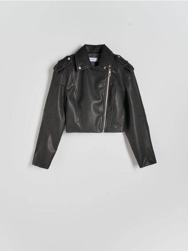 Reserved Reserved - LADIES` OUTER JACKET - tamnosivo