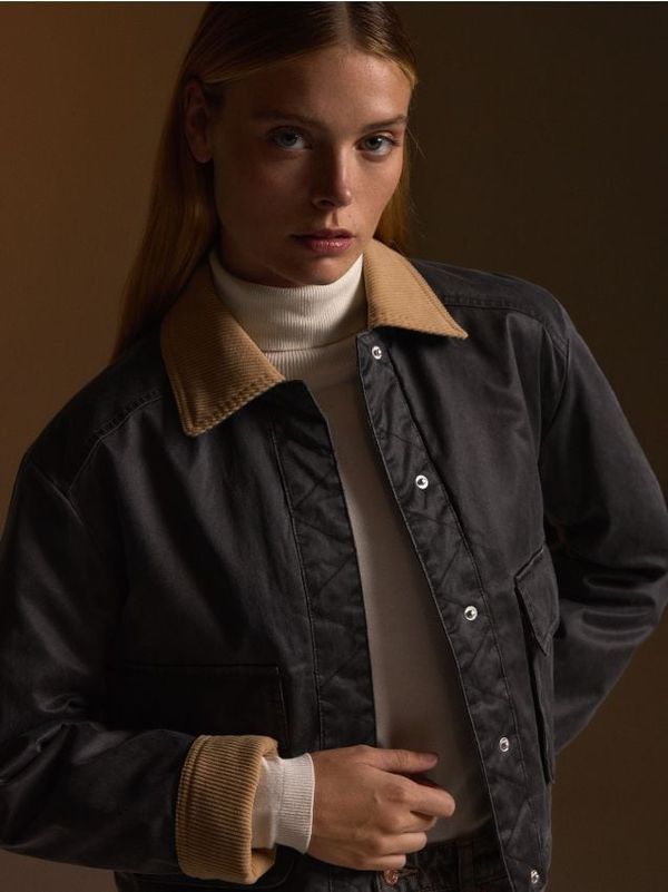 Reserved Reserved - LADIES` OUTER JACKET - tamnosivo