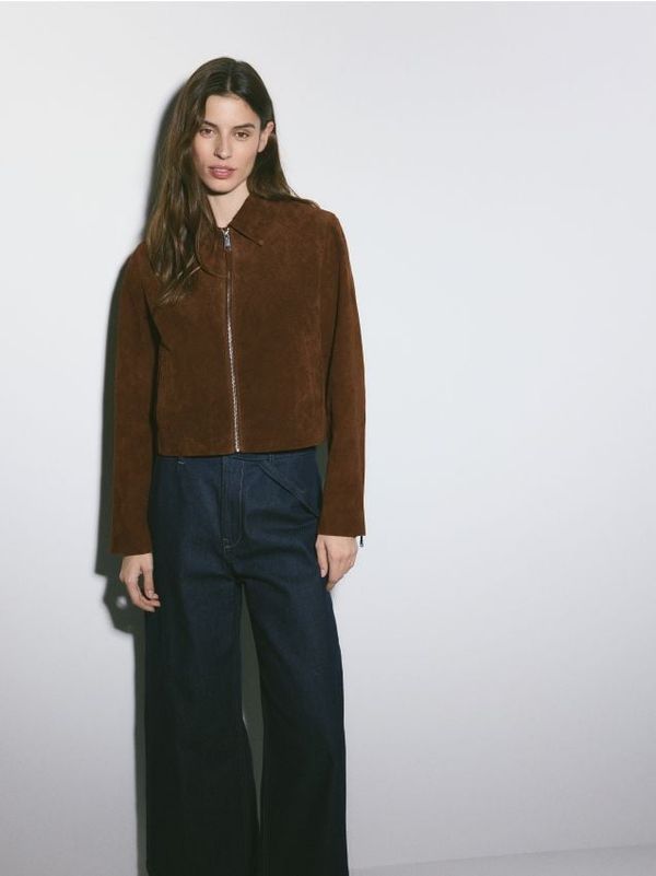 Reserved Reserved - LADIES` OUTER JACKET - zlatnosmeđe