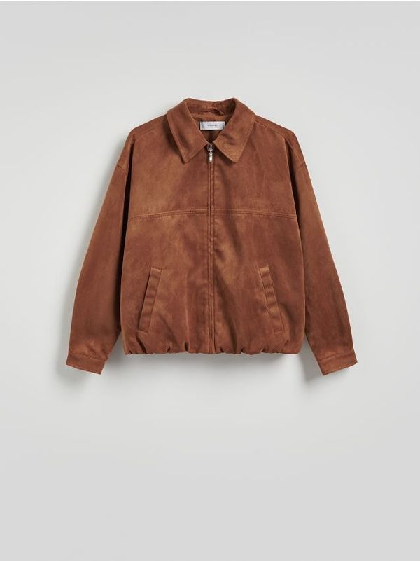 Reserved Reserved - LADIES` OUTER JACKET - zlatnosmeđe