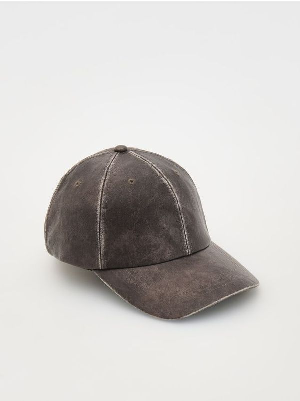 Reserved Reserved - LADIES` PEAKED CAP - tamnosmeđe