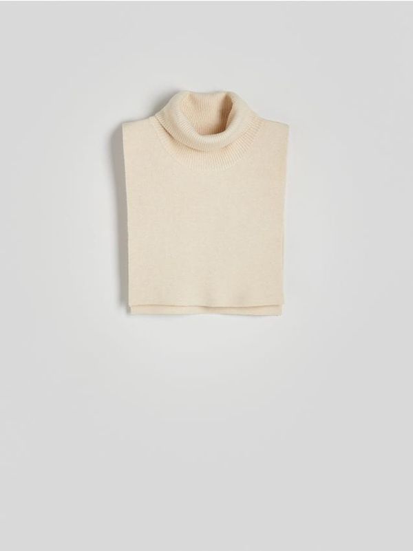 Reserved Reserved - LADIES` PONCHO - krem