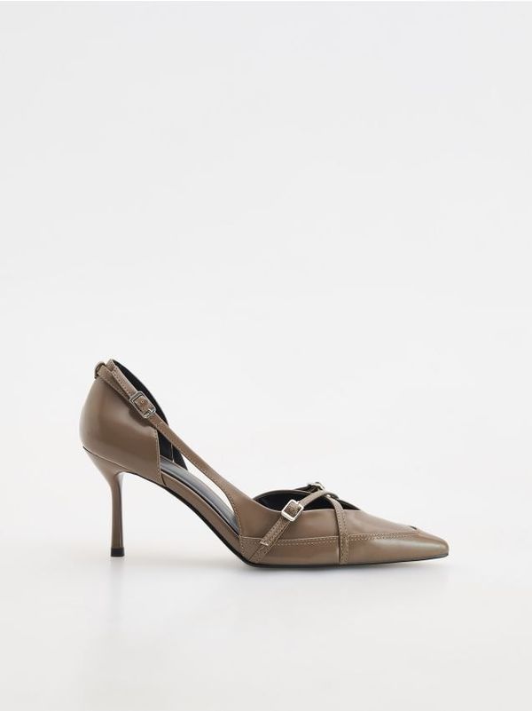 Reserved Reserved - LADIES` PUMPS - boja kave