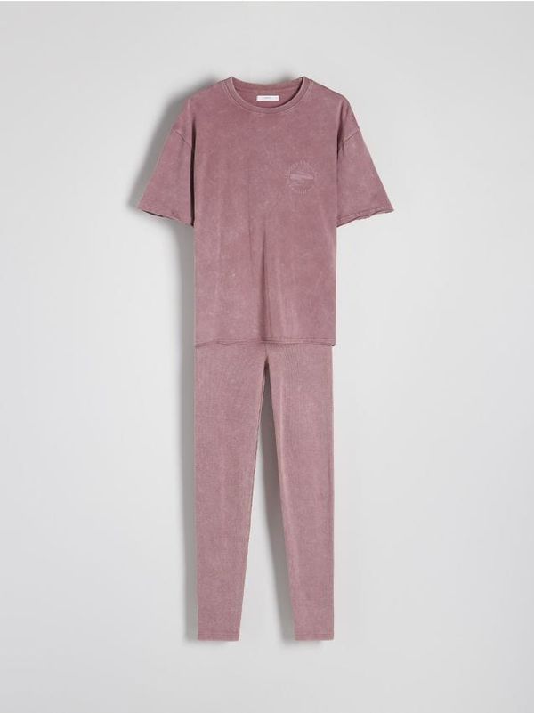 Reserved Reserved - LADIES` PYJAMA - bljedoljubičasto