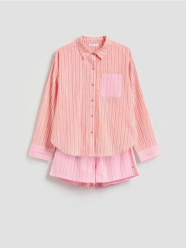 Reserved Reserved - LADIES` PYJAMA - boja breskve