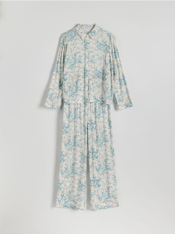 Reserved Reserved - LADIES` PYJAMA - krem