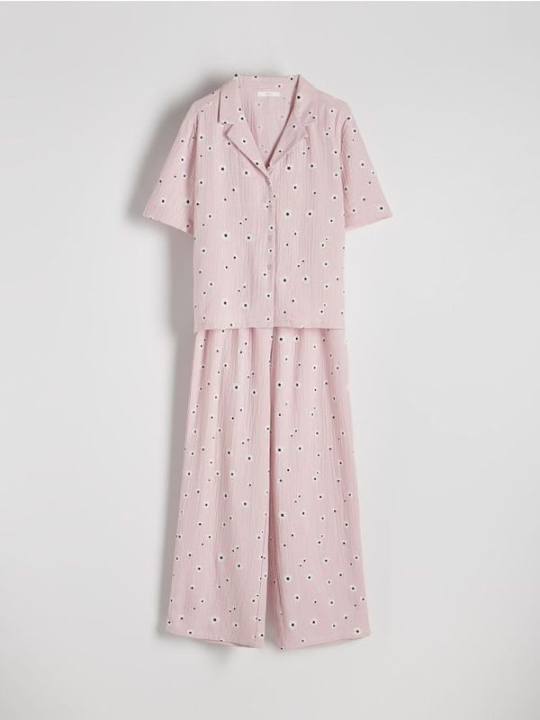 Reserved Reserved - LADIES` PYJAMA - pastelnoružičasto