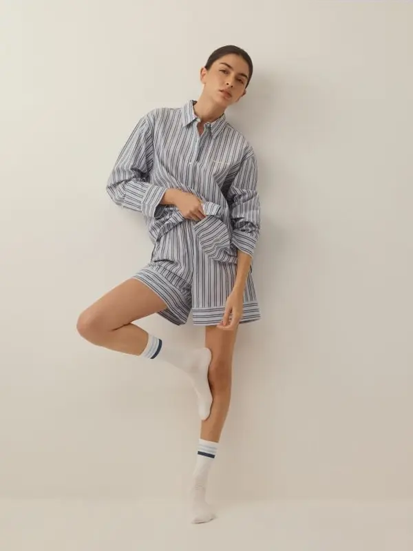 Reserved Reserved - LADIES` PYJAMA - svjetloplavo