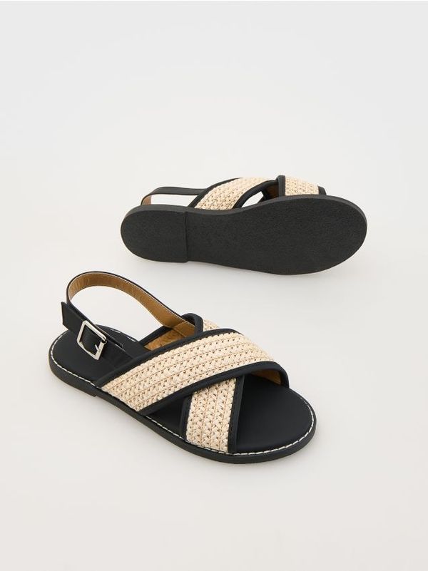 Reserved Reserved - LADIES` SANDALS - crno