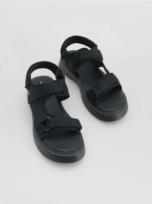 Reserved Reserved - LADIES` SANDALS - crno