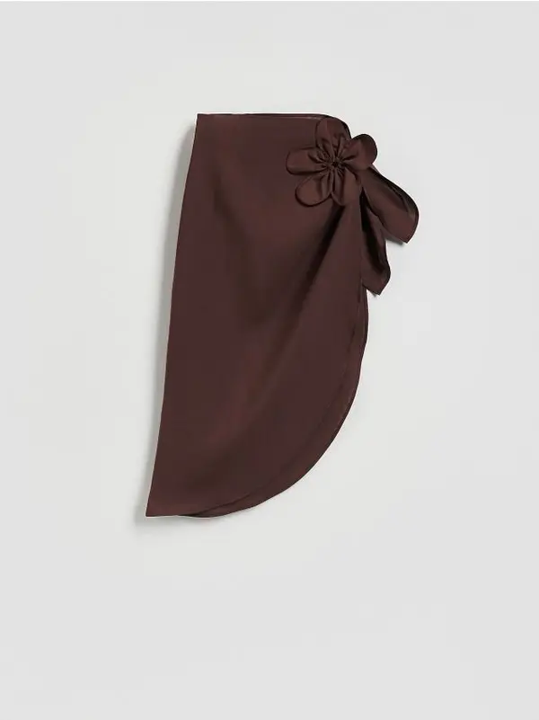 Reserved Reserved - LADIES` SARONG - smeđi