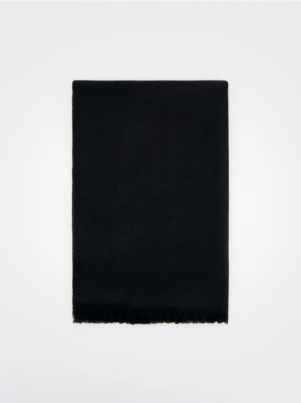 Reserved Reserved - LADIES` SCARF - crno