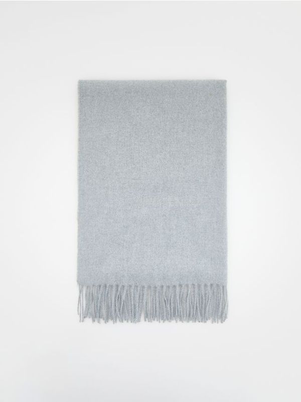 Reserved Reserved - LADIES` SCARF - light grey