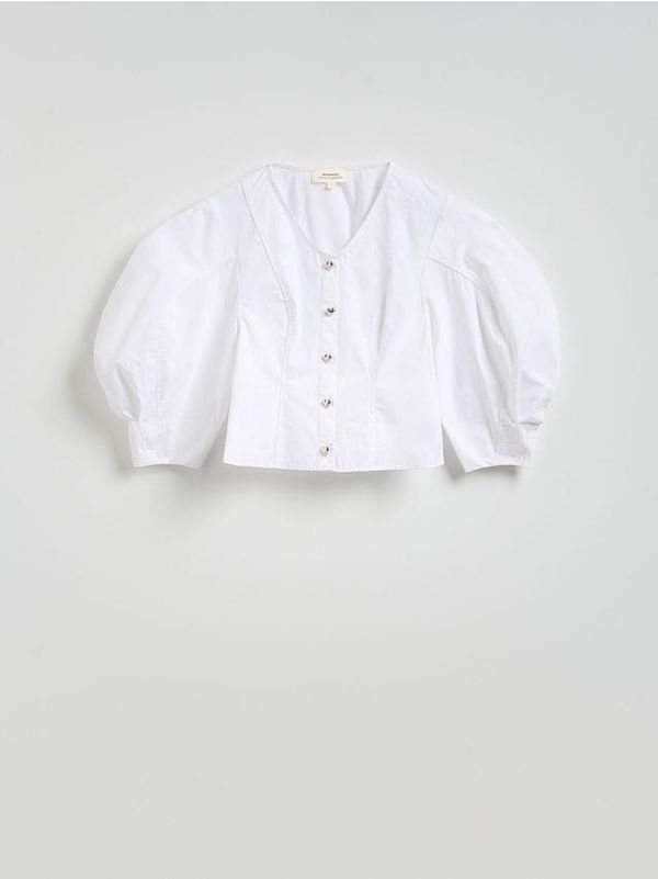 Reserved Reserved - LADIES` SHIRT - bijela
