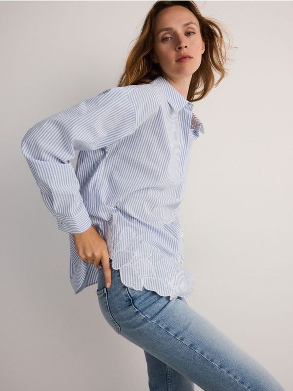 Reserved Reserved - LADIES` SHIRT - bljedoplavo