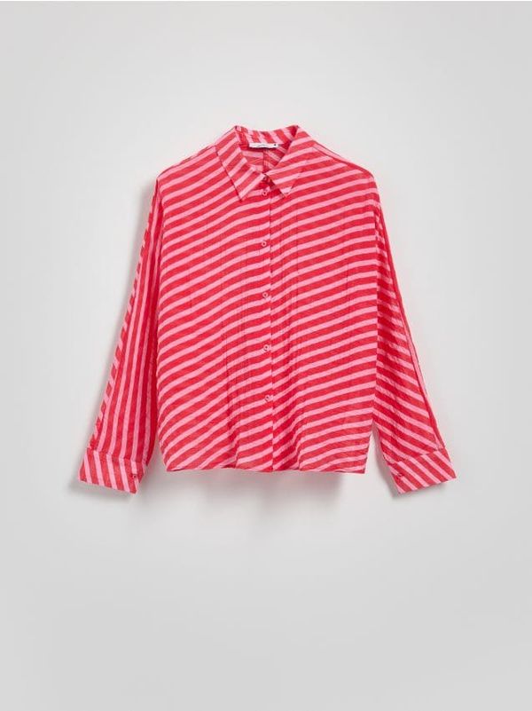 Reserved Reserved - LADIES` SHIRT - boja fuksije