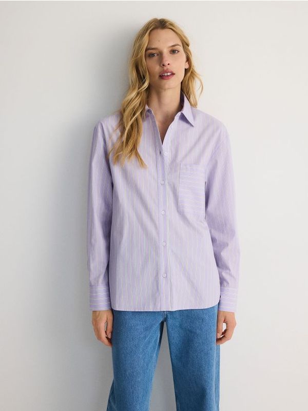 Reserved Reserved - LADIES` SHIRT - boja lavande