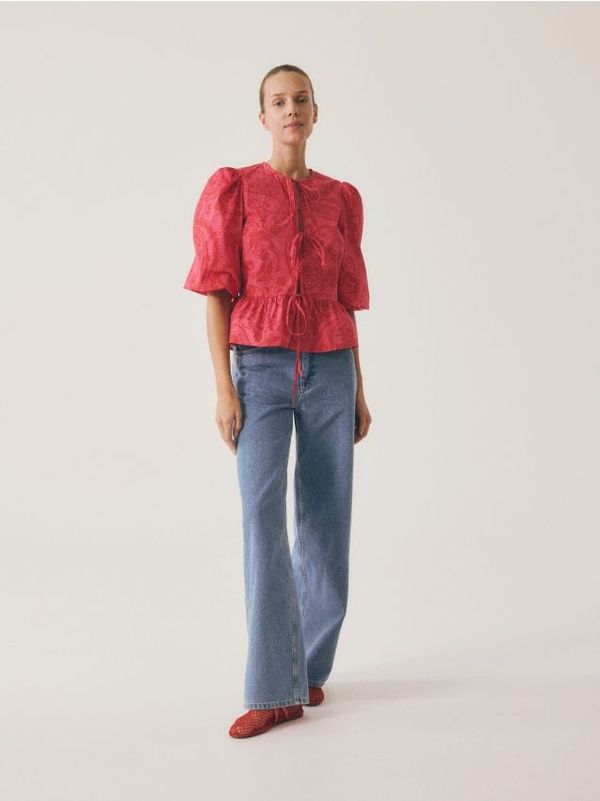 Reserved Reserved - LADIES` SHIRT - koraljno