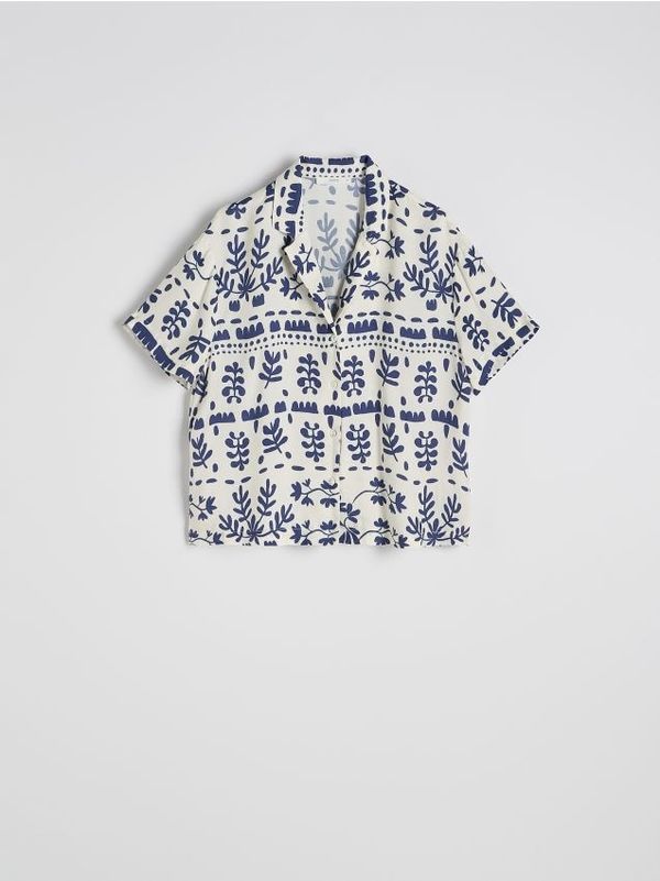 Reserved Reserved - LADIES` SHIRT - krem