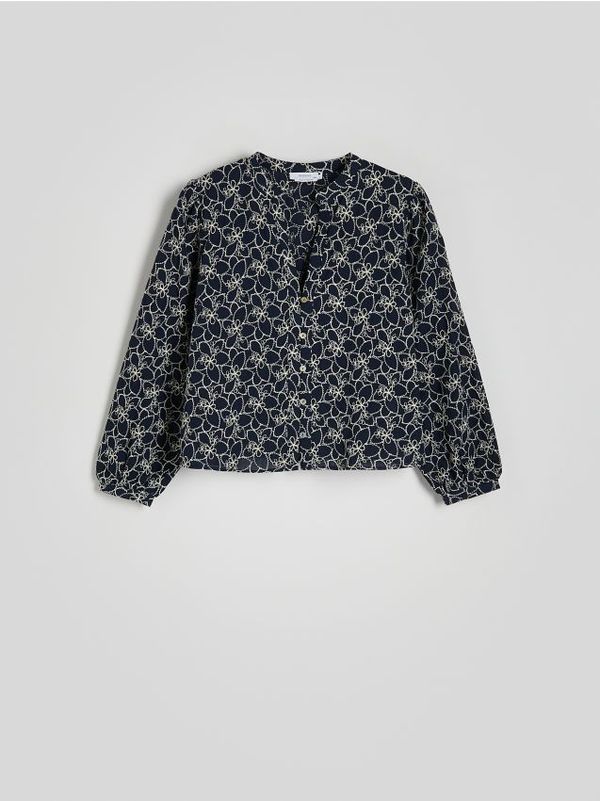 Reserved Reserved - LADIES` SHIRT - mornarsko plava