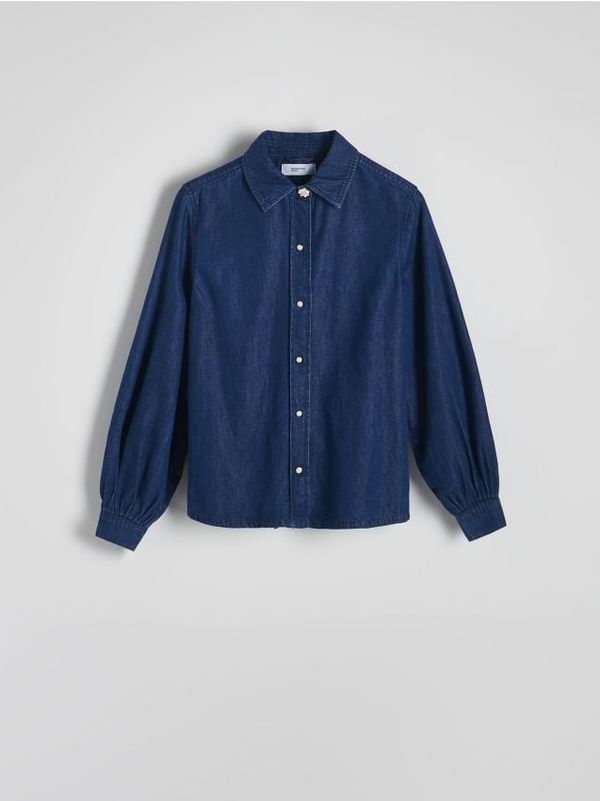 Reserved Reserved - LADIES` SHIRT - mornarsko plava