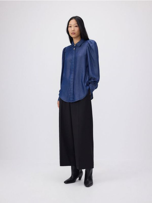 Reserved Reserved - LADIES` SHIRT - mornarsko plava