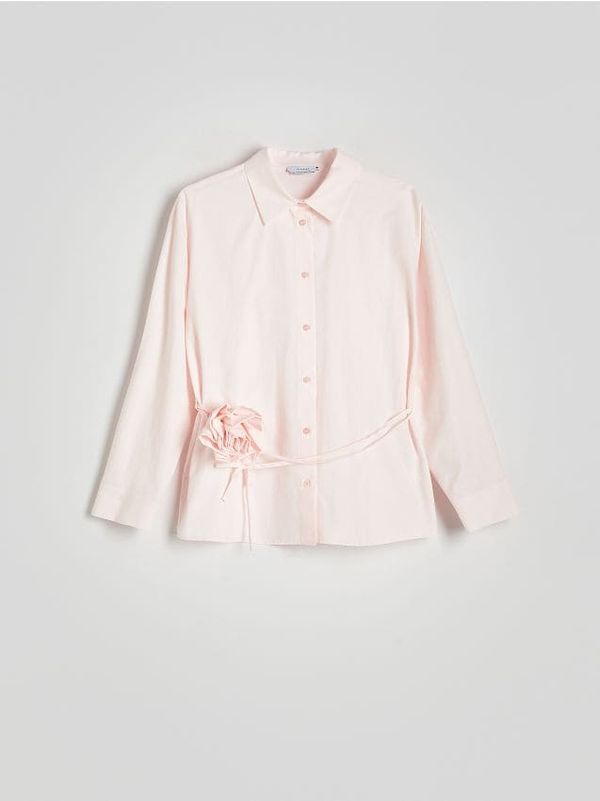 Reserved Reserved - LADIES` SHIRT - pastelnoružičasto