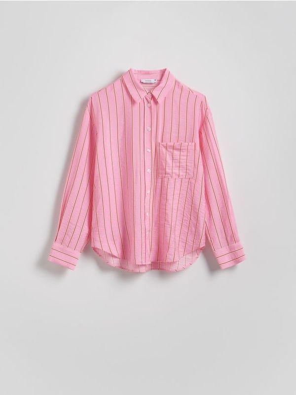 Reserved Reserved - LADIES` SHIRT - pastelnoružičasto