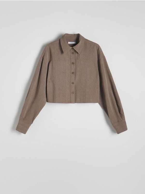 Reserved Reserved - LADIES` SHIRT - smeđi