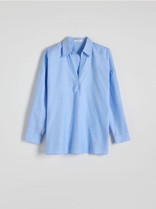 Reserved Reserved - LADIES` SHIRT - svjetloplavo