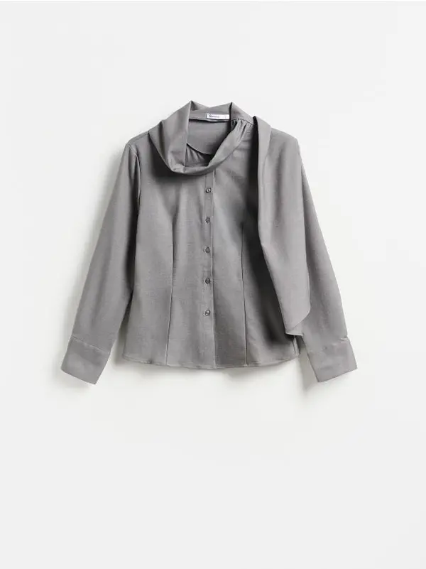 Reserved Reserved - LADIES` SHIRT - tamnosivo