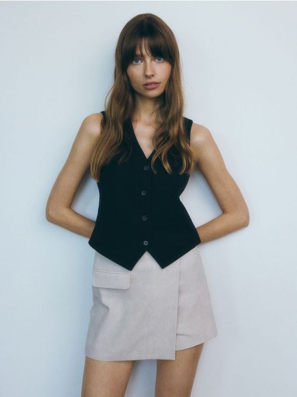 Reserved Reserved - LADIES` SHORTS - bež