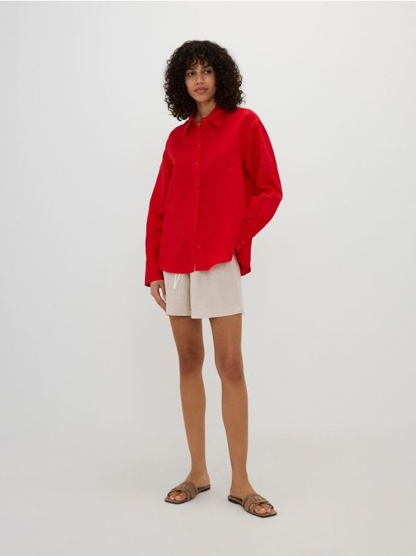 Reserved Reserved - LADIES` SHORTS - boja kože