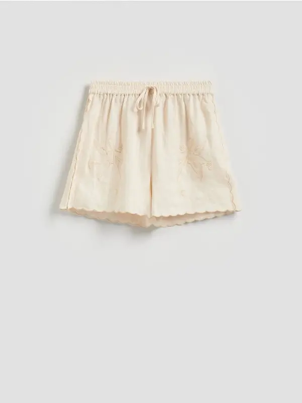 Reserved Reserved - LADIES` SHORTS - boja kože