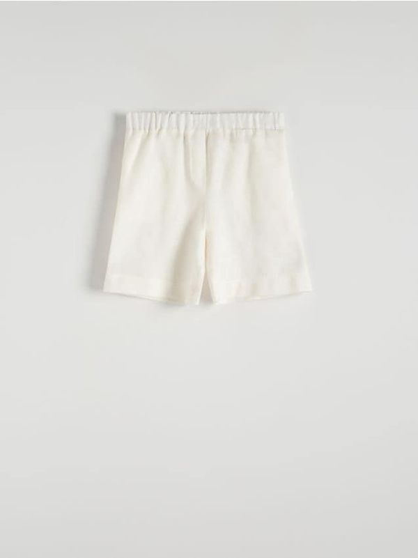 Reserved Reserved - LADIES` SHORTS - krem