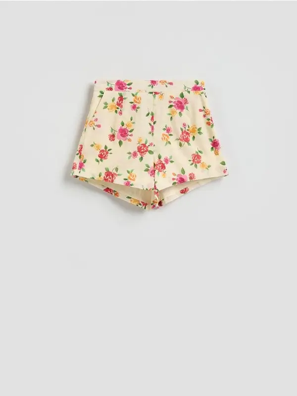 Reserved Reserved - LADIES` SHORTS - krem