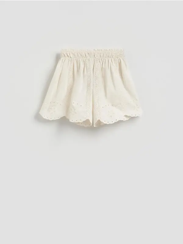 Reserved Reserved - LADIES` SHORTS - krem