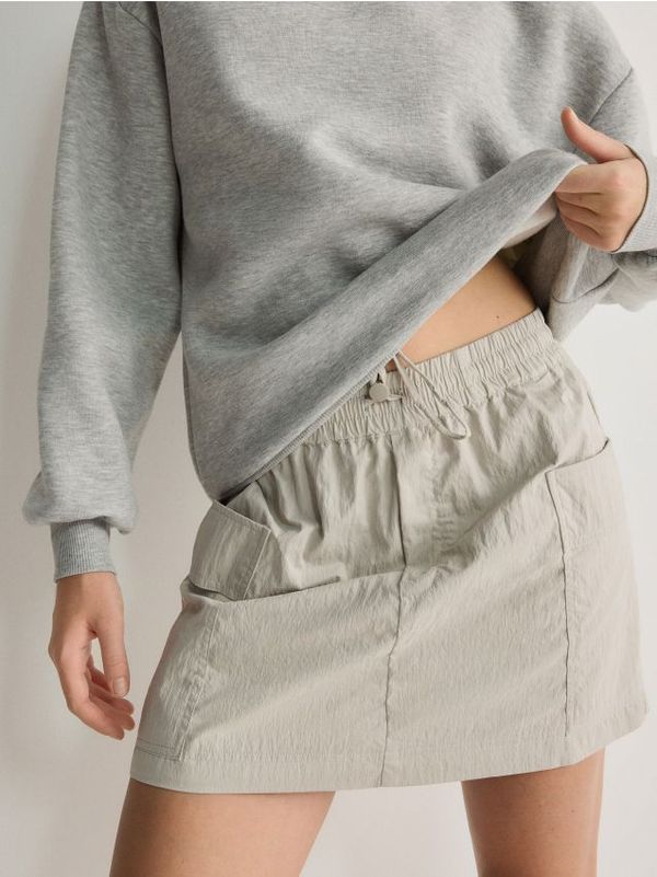 Reserved Reserved - LADIES` SHORTS - light grey